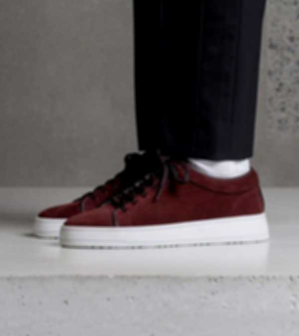 Dark Red Fashion Shoes