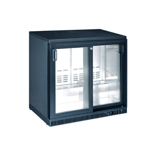 Барна холодильна шафа GoodFood GF-SGD250SL, 210 л, чорна