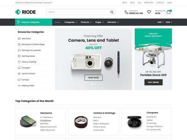 Riode html5 template demo-22