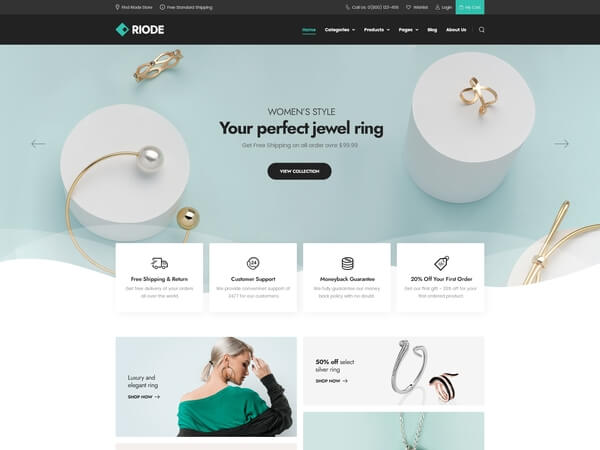 Riode html5 template Diamart