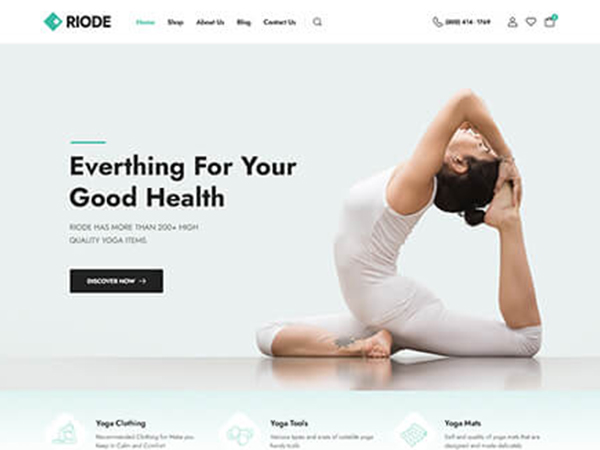 Riode html5 template medical